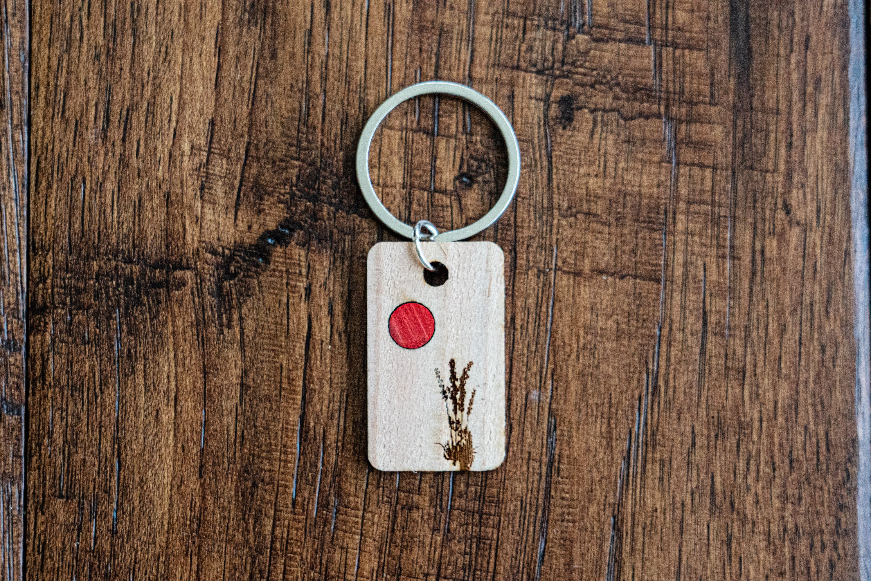Floral Keychain - Sunset