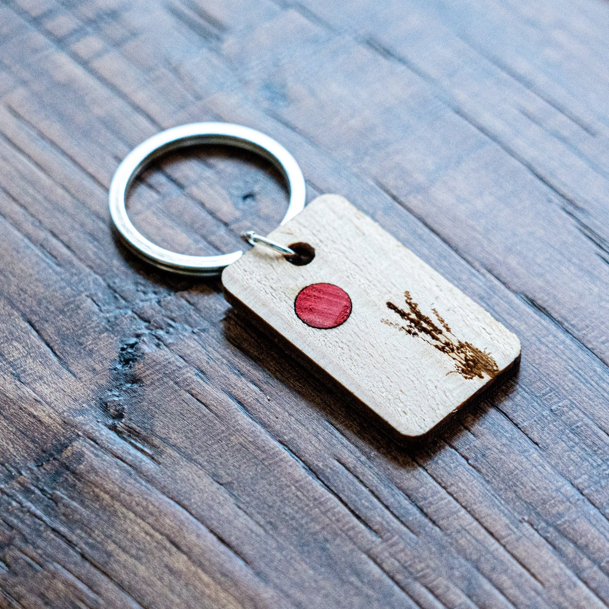 Floral Keychain - Sunset