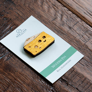 Cheese Wood Pin