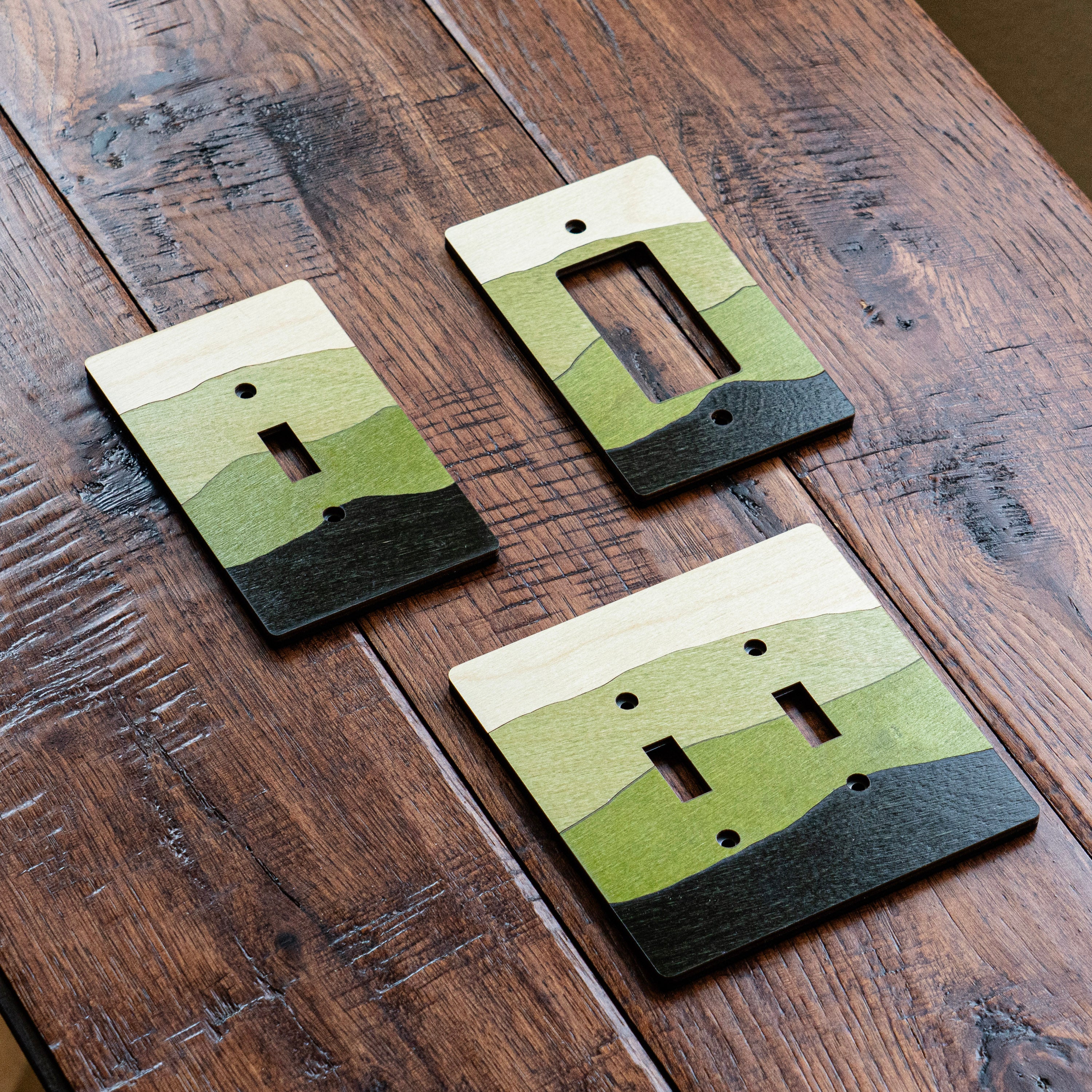 Green Mountains Switch Covers