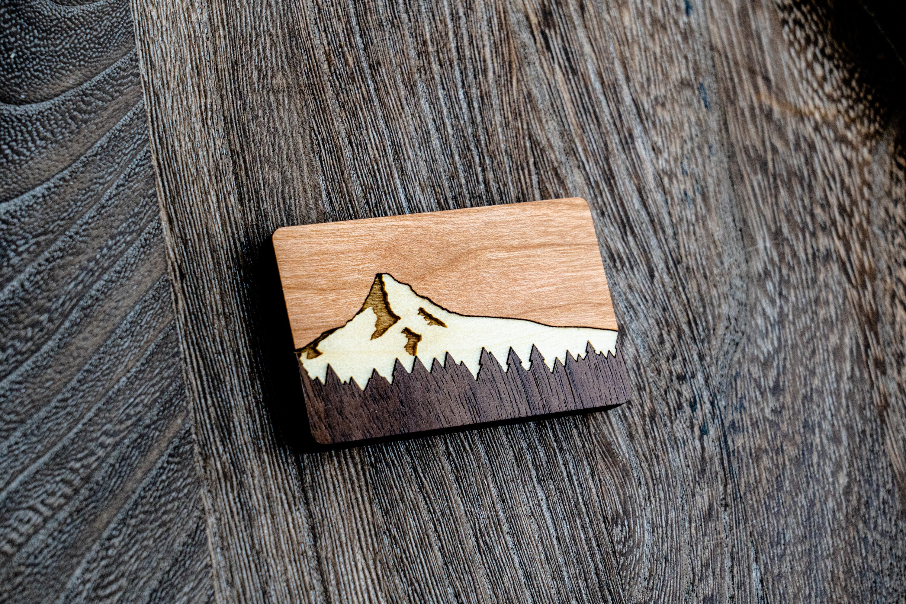 Mt Hood Hardwood Magnet
